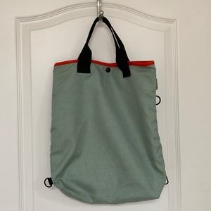 Rickshaw tote with backpack straps